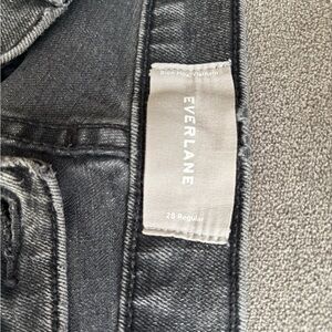 Everlane Black High-Rise Denim Jeans